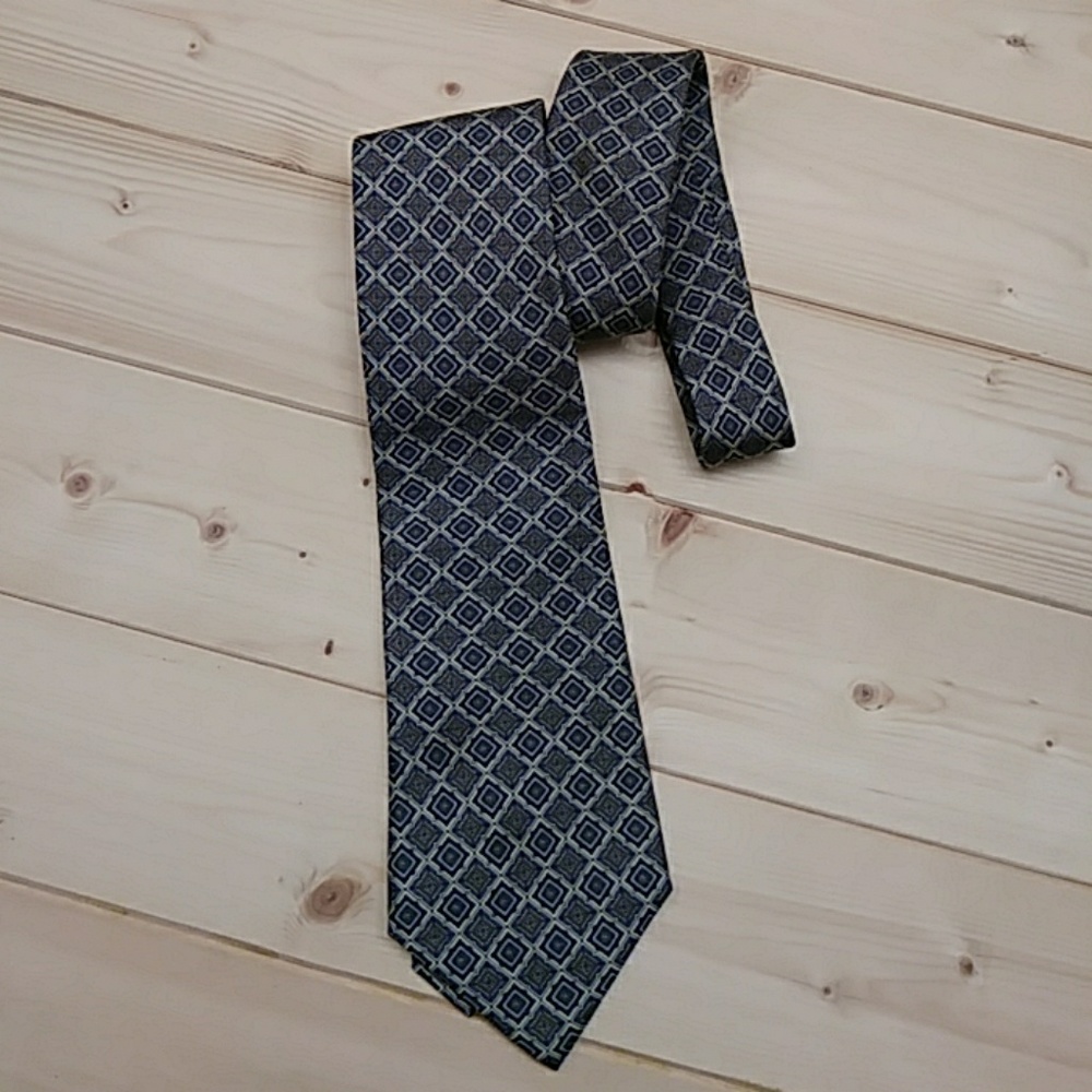 Halston silk necktie